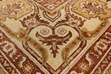 Peshawar Hand Knotted Wool Rug - 6' 1" X 8' 10" - Golden Nile