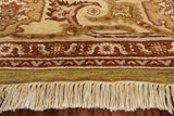 Peshawar Hand Knotted Wool Rug - 6' 1" X 8' 10" - Golden Nile