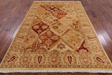 Peshawar Handmade Wool Rug - 6' 2" X 9' 0" - Golden Nile