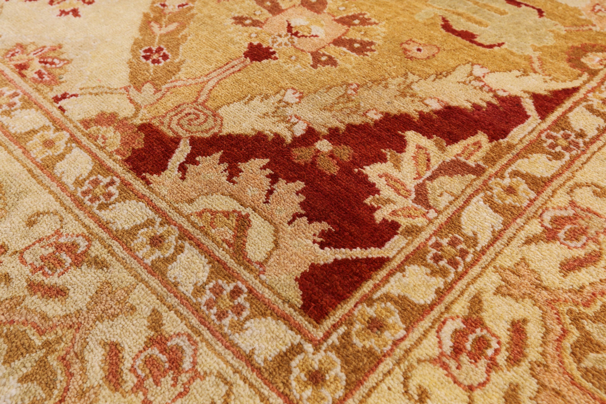 Peshawar Handmade Wool Rug - 6' 2" X 9' 0" - Golden Nile