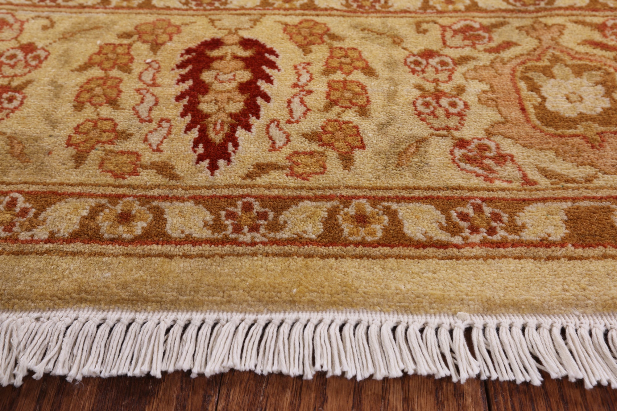 Peshawar Handmade Wool Rug - 6' 2" X 9' 0" - Golden Nile