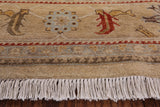Peshawar Hand Knotted Wool Rug - 6' 1" X 8' 10" - Golden Nile