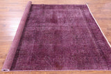 Persian Overdyed Hand Knotted Wool Rug - 6' 8" X 8' 10" - Golden Nile