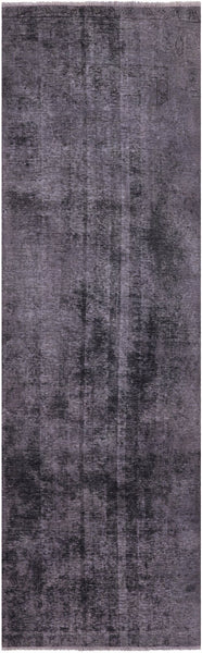 Persian Overdyed Hand Knotted Runner Rug - 3' 4" X 10' 9" - Golden Nile