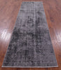 Persian Overdyed Hand Knotted Runner Rug - 3' 4" X 10' 9" - Golden Nile