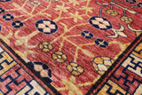 Peshawar Hand Knotted Wool Rug - 5' 10" X 8' 4" - Golden Nile