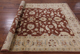 Brown Peshawar Hand Knotted Area Rug - 6' 6" X 9' 2" - Golden Nile