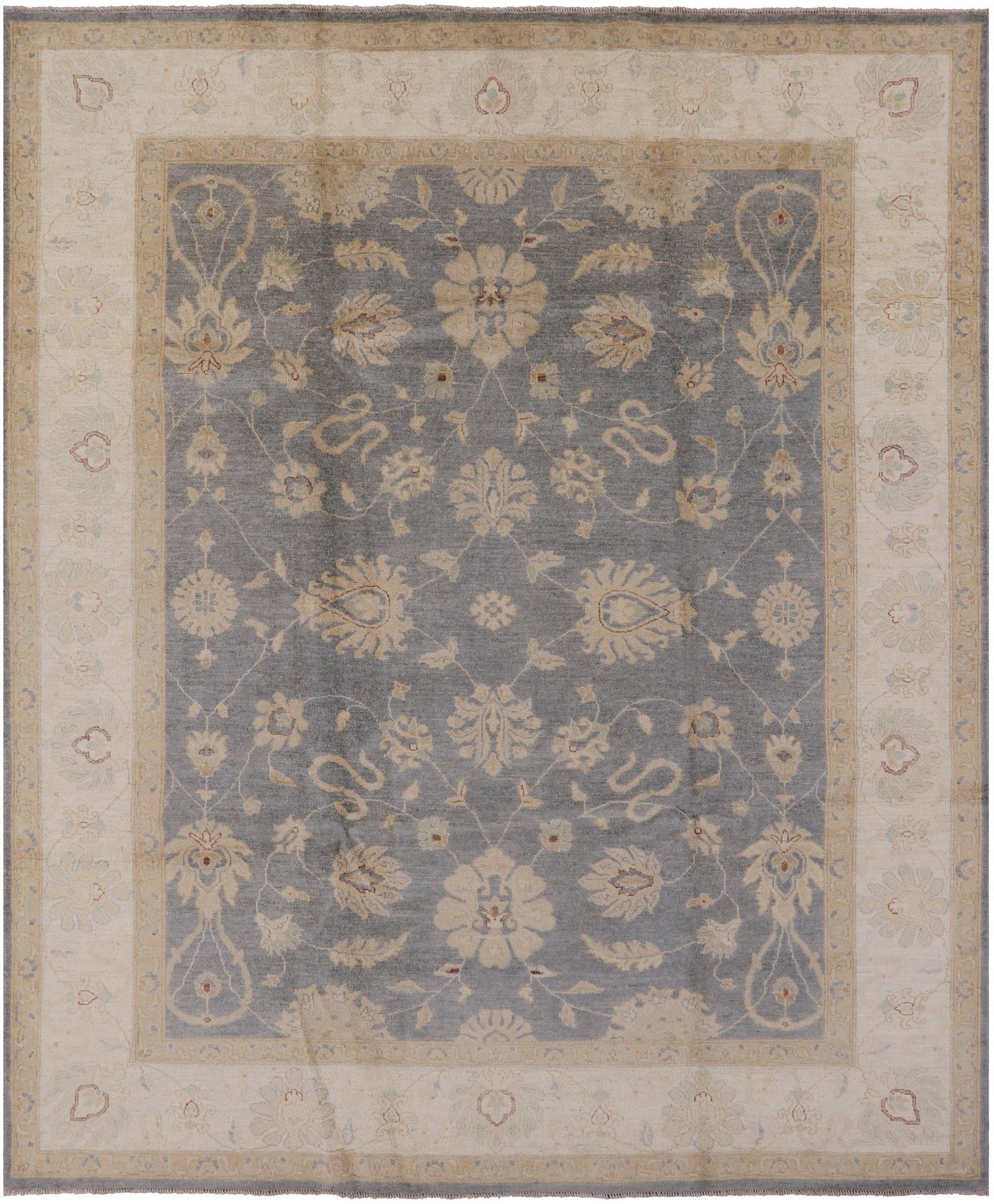 Peshawar Handmade Rug - 8' 4" X 9' 10" - Golden Nile