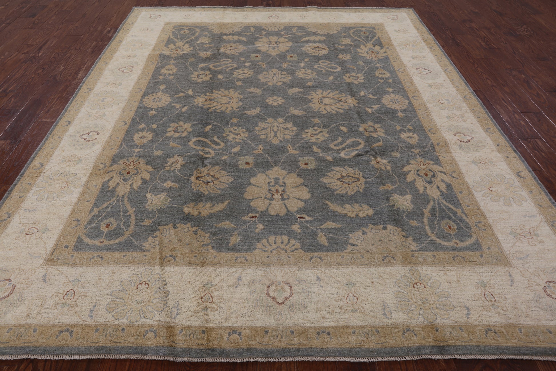 Peshawar Handmade Rug - 8' 4" X 9' 10" - Golden Nile
