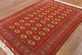 Oriental Handmade Pure Silk 5 X 6 Persian Rug - Golden Nile