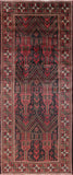 Tribal Persian Handmade Wool Runner Rug - 4' 1" X 10' 1" - Golden Nile