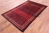 Persian Handmade Wool Rug - 4' 4" X 6' 10" - Golden Nile