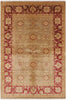 Peshawar Hand Knotted Wool Rug - 6' 0" X 9' 0" - Golden Nile