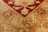 Peshawar Hand Knotted Wool Rug - 6' 0" X 9' 0" - Golden Nile