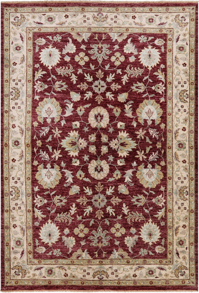 Peshawar Handmade Area Rug - 6' 3" X 9' 2" - Golden Nile