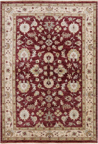 Peshawar Handmade Area Rug - 6' 3