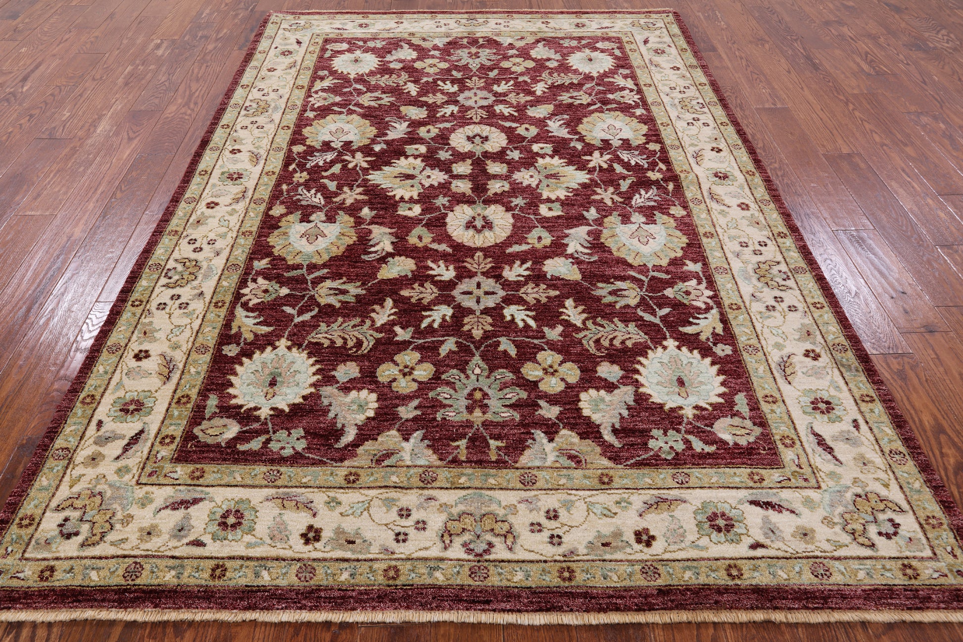 Peshawar Handmade Area Rug - 6' 3" X 9' 2" - Golden Nile