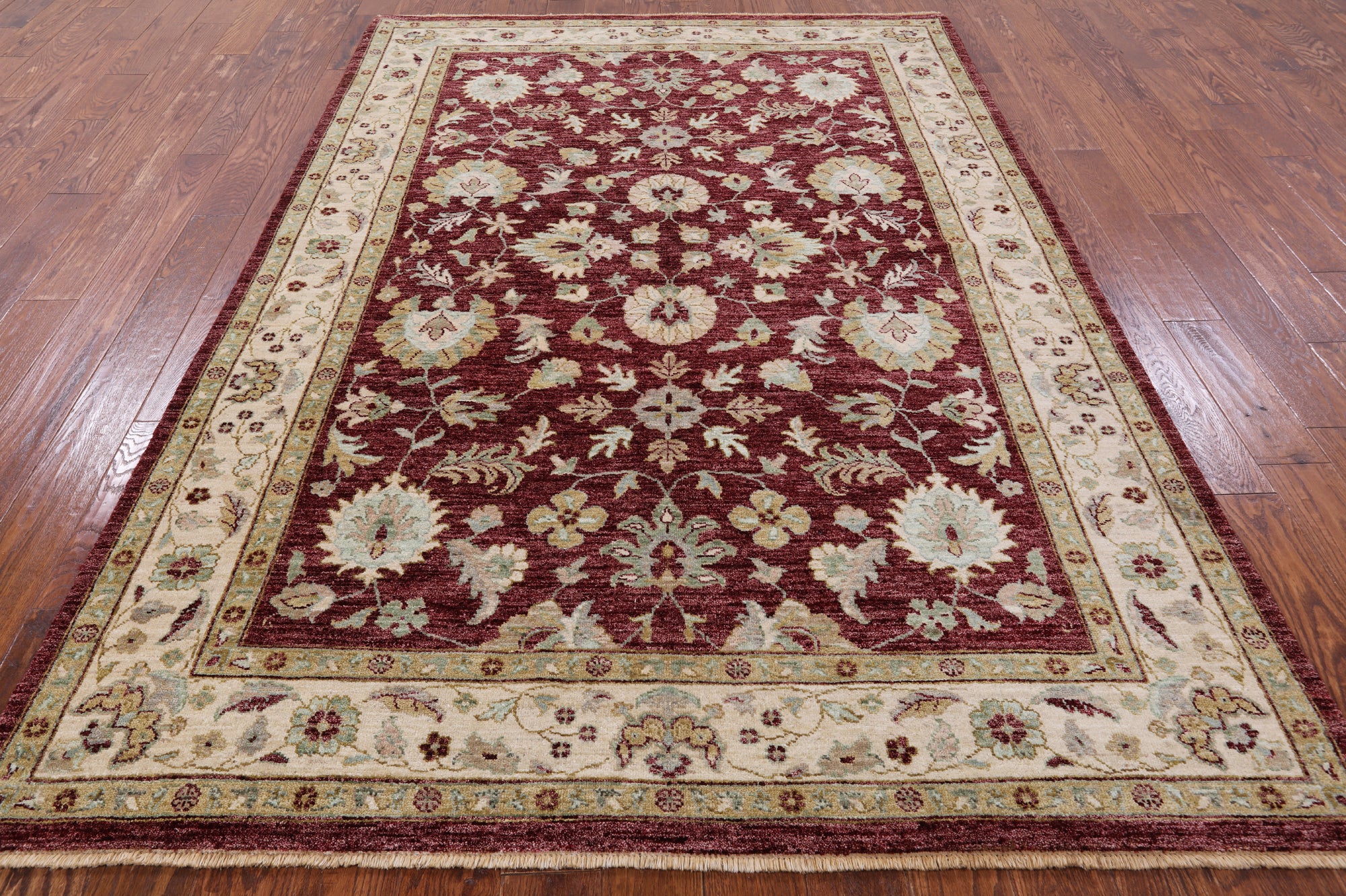 Peshawar Handmade Area Rug - 6' 3" X 9' 2" - Golden Nile