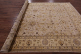 Chobi Peshawar Hand Knotted Wool Rug - 9' 0" X 12' 5" - Golden Nile