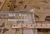 Chobi Peshawar Hand Knotted Wool Rug - 9' 0" X 12' 5" - Golden Nile