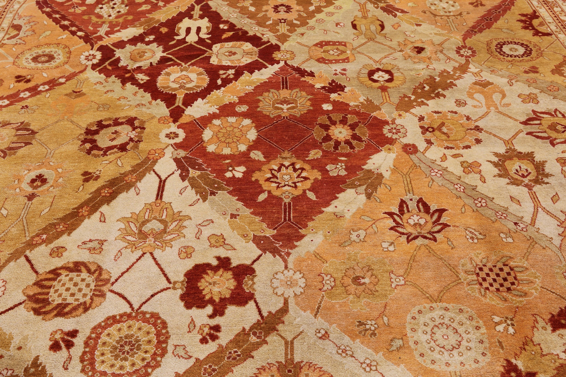 Peshawar Hand Knotted Area Rug - 9' 2" X 12' 1" - Golden Nile