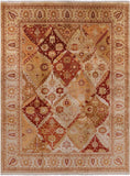 Peshawar Hand Knotted Area Rug - 9' 2" X 12' 1" - Golden Nile