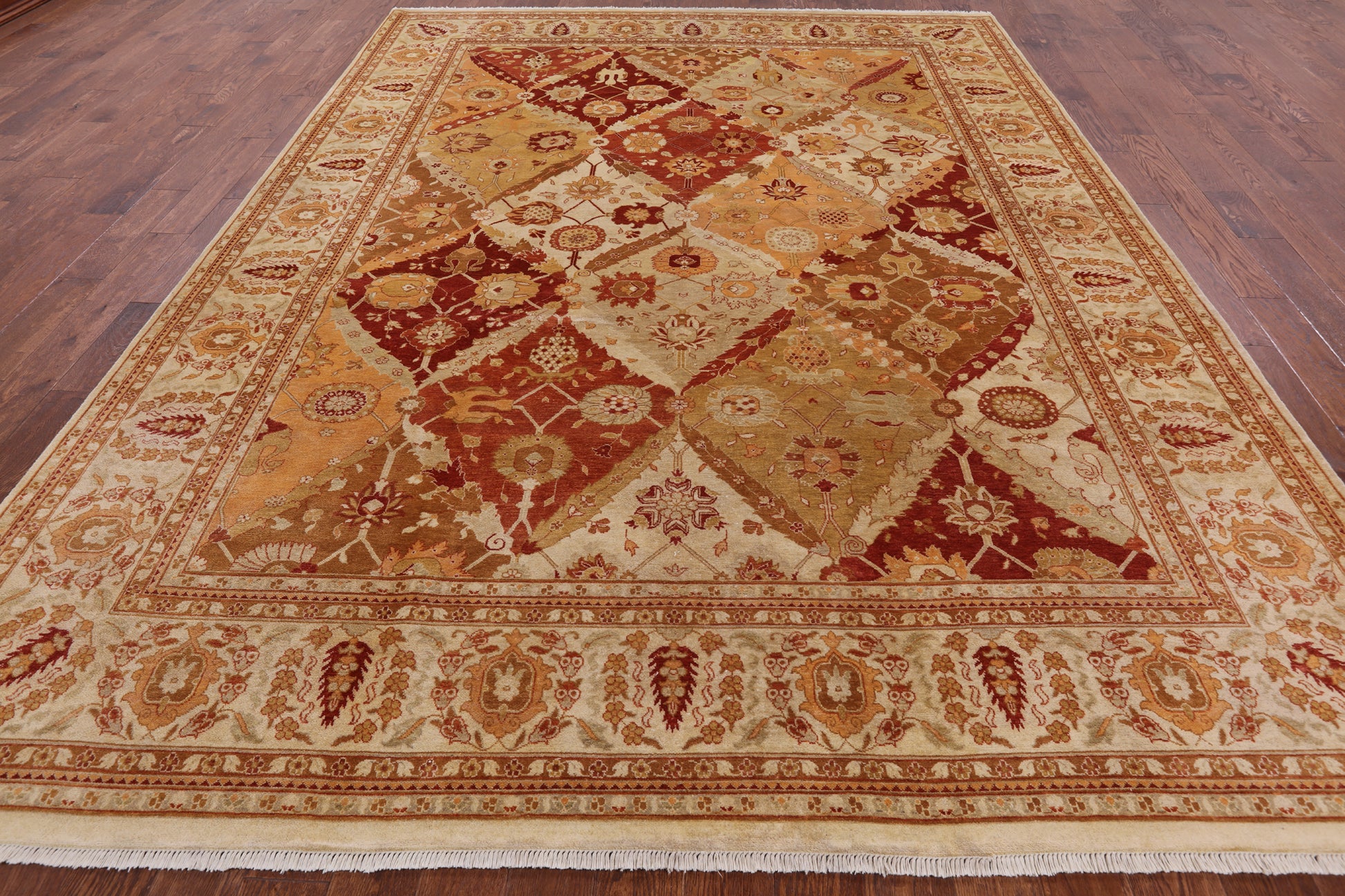 Peshawar Hand Knotted Area Rug - 9' 2" X 12' 1" - Golden Nile