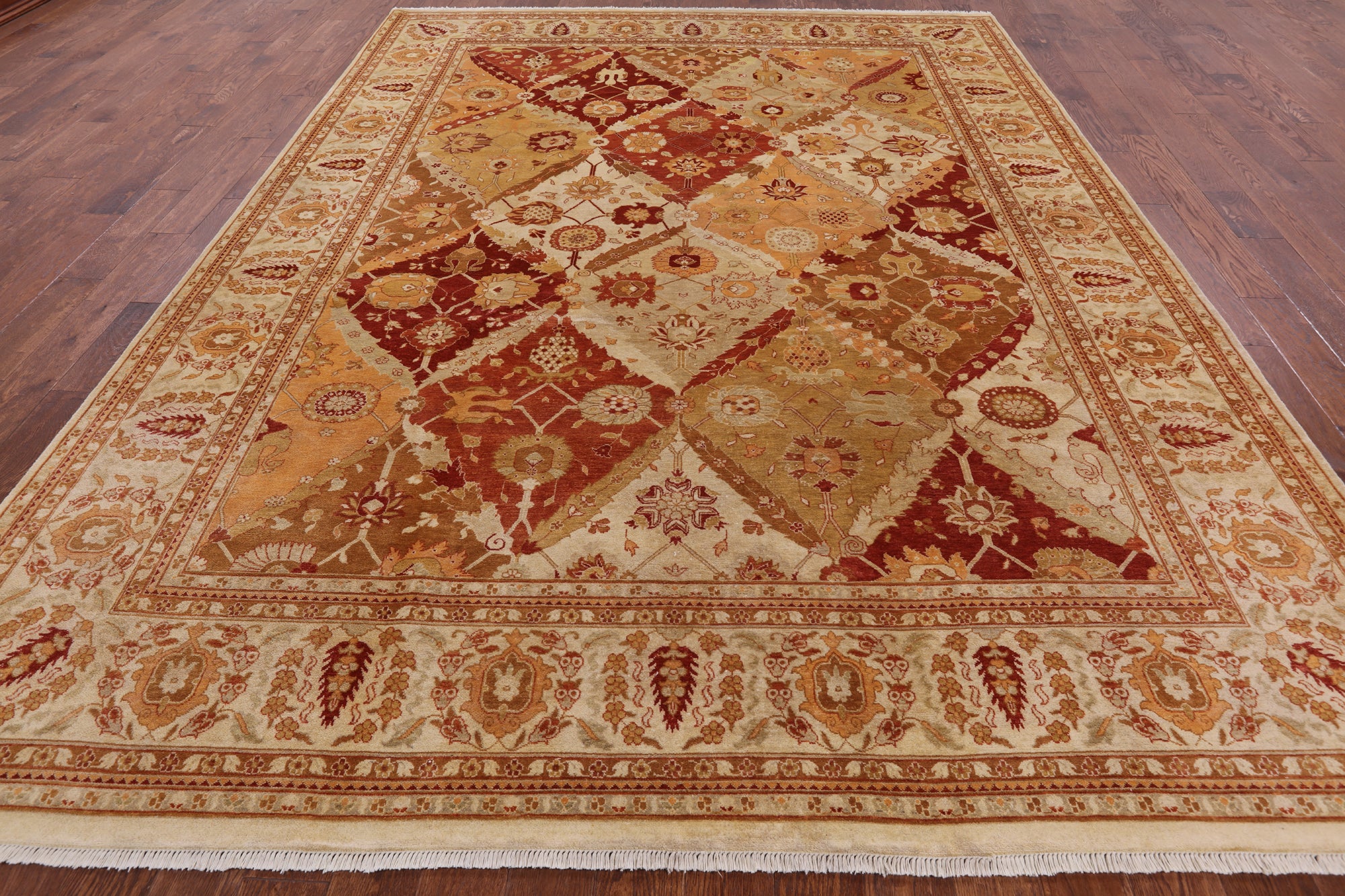 Peshawar Hand Knotted Area Rug - 9' 2" X 12' 1" - Golden Nile
