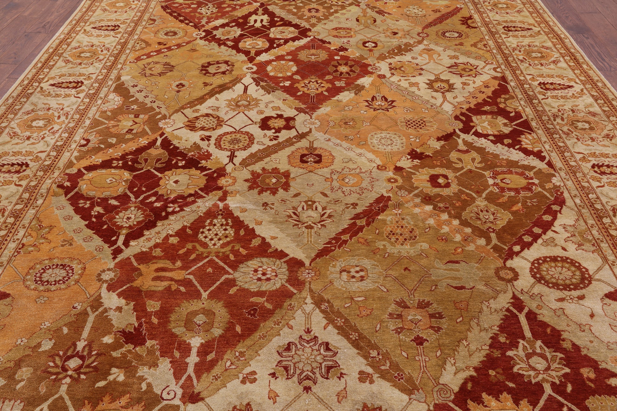 Peshawar Hand Knotted Area Rug - 9' 2" X 12' 1" - Golden Nile