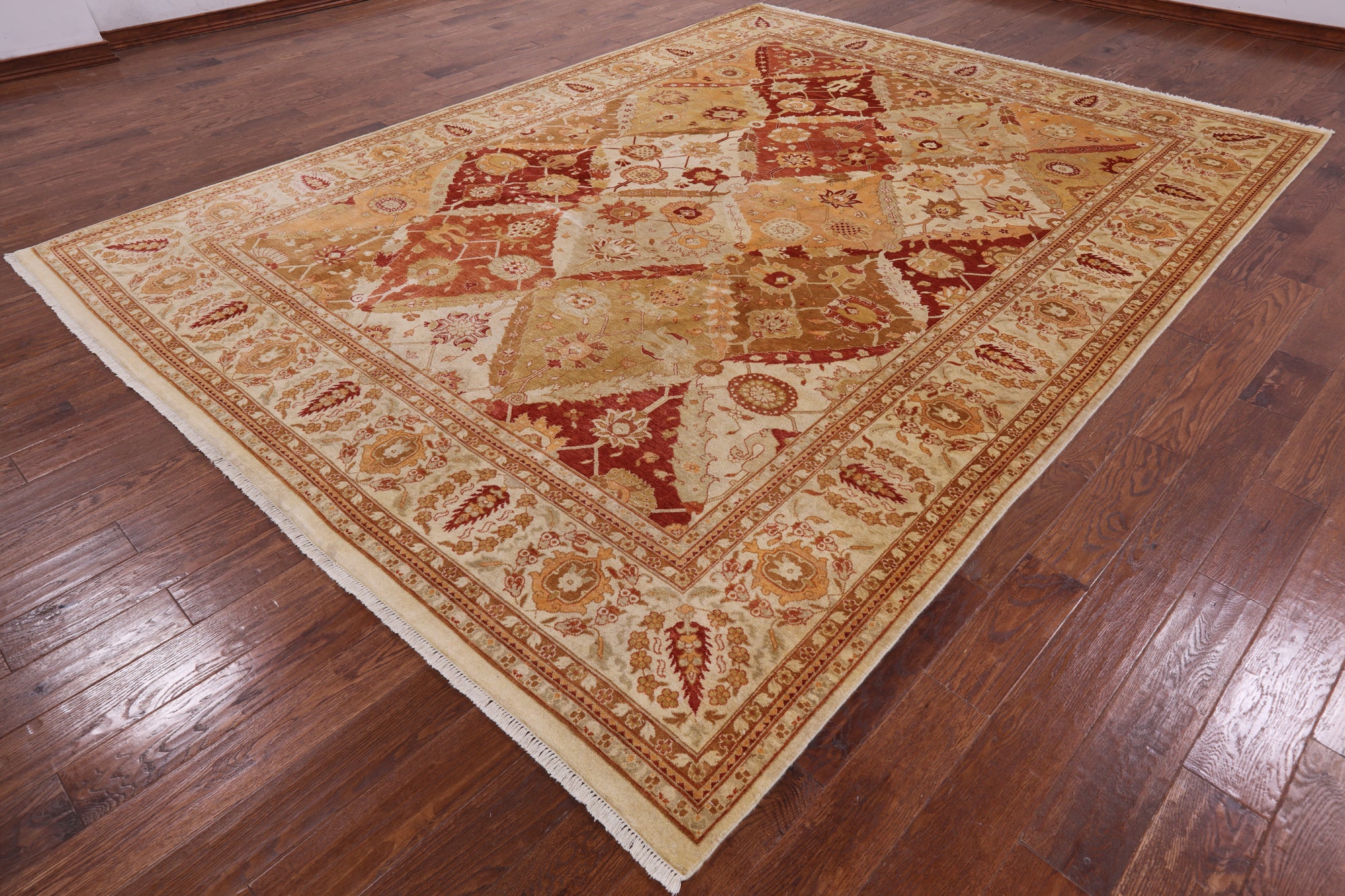 Peshawar Hand Knotted Area Rug - 9' 2" X 12' 1" - Golden Nile