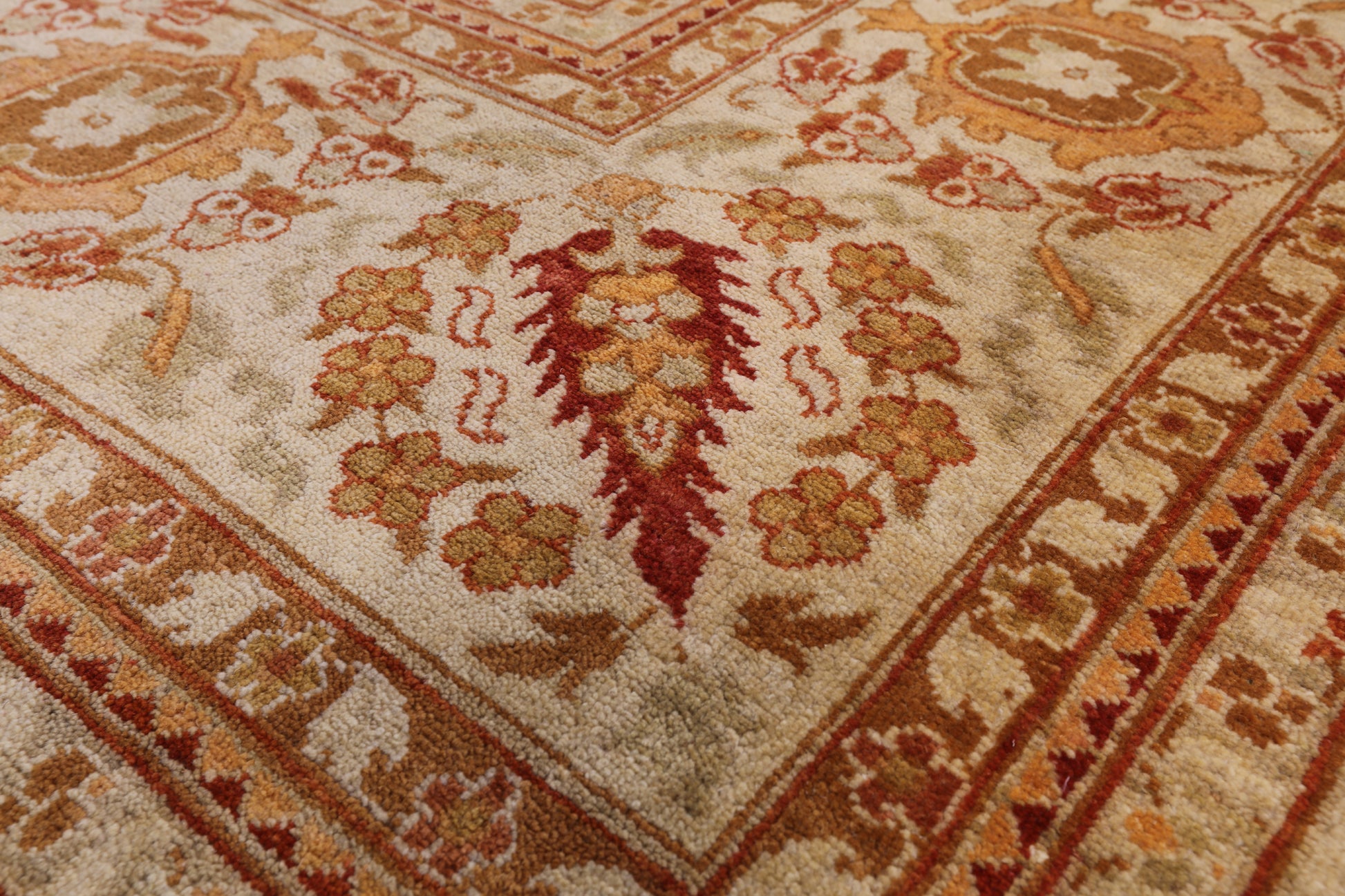 Peshawar Hand Knotted Area Rug - 9' 2" X 12' 1" - Golden Nile