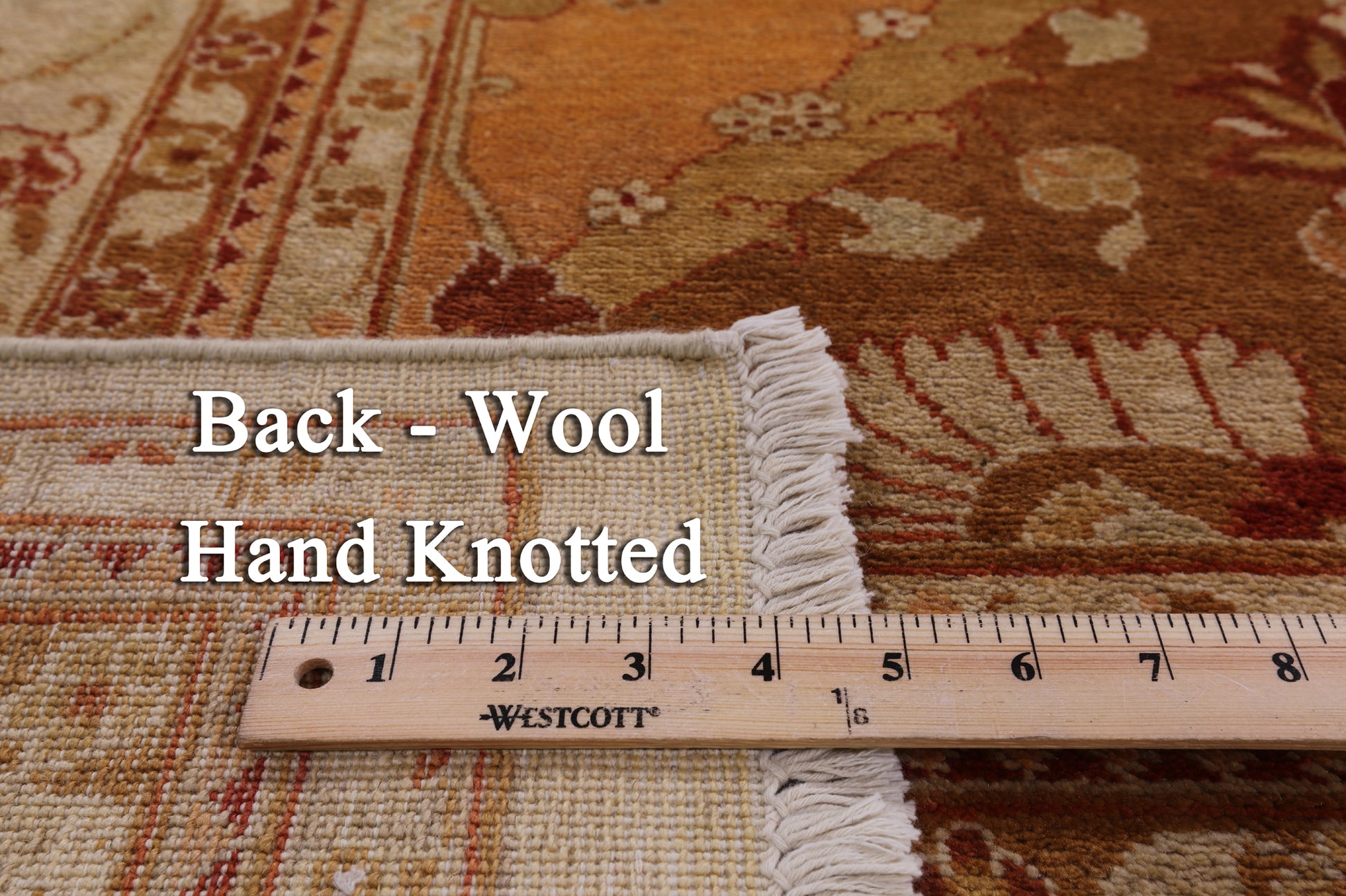 Peshawar Hand Knotted Area Rug - 9' 2" X 12' 1" - Golden Nile