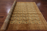 9 X 11 Hand Knotted Chobi Oriental Area Rug - Golden Nile