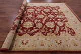 Signed Peshawar Hand-Knotted Wool Area Rug - 8' 10" X 12' 8" - Golden Nile