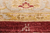 Signed Peshawar Hand-Knotted Wool Area Rug - 8' 10" X 12' 8" - Golden Nile