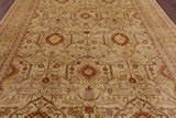 Peshawar Hand-Knotted Area Rug - 8' 1" X 10' 6" - Golden Nile