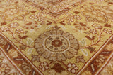 Peshawar Hand-Knotted Area Rug - 8' 1" X 10' 6" - Golden Nile