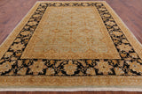 Peshawar Handmade Wool Area Rug - 9' 1" X 10' 10" - Golden Nile