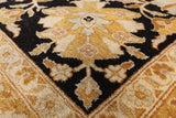 Peshawar Handmade Wool Area Rug - 9' 1" X 10' 10" - Golden Nile