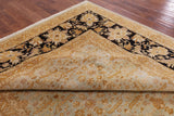 Peshawar Handmade Wool Area Rug - 9' 1" X 10' 10" - Golden Nile