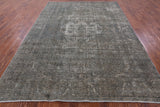 Persian Overdyed Handmade Wool Rug - 8' 2" X 11' 2" - Golden Nile