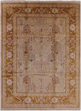 Peshawar Hand Knotted Wool Rug - 9' 1" X 12' 2" - Golden Nile