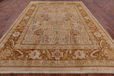 Peshawar Hand Knotted Wool Rug - 9' 1" X 12' 2" - Golden Nile