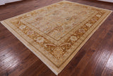 Peshawar Hand Knotted Wool Rug - 9' 1" X 12' 2" - Golden Nile