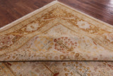 Peshawar Hand Knotted Wool Rug - 9' 1" X 12' 2" - Golden Nile