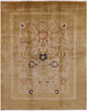 Chobi Peshawar Hand Knotted Wool Rug - 8' 2" X 10' 4" - Golden Nile