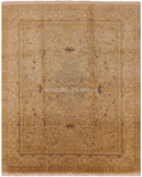 Peshawar Handmade Wool Rug - 8' 1" X 9' 10" - Golden Nile