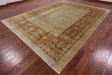 Peshawar Handmade Wool Rug - 9' 1" X 11' 10" - Golden Nile