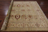 Chobi Peshawar Hand Knotted Wool Area Rug - 8' 1" X 9' 10" - Golden Nile