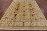 Chobi Peshawar Hand Knotted Wool Area Rug - 8' 1" X 9' 10" - Golden Nile